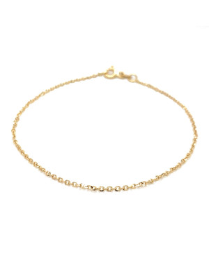 14k gold bracelet Rolo diamond cut