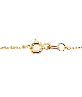 14k gold bracelet Rolo diamond cut
