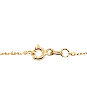 14k gold bracelet Rolo diamond cut