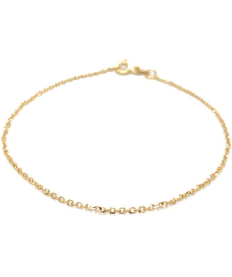 14k gold bracelet Rolo diamond cut