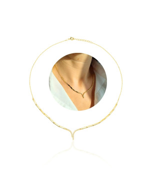Gold-plated necklace