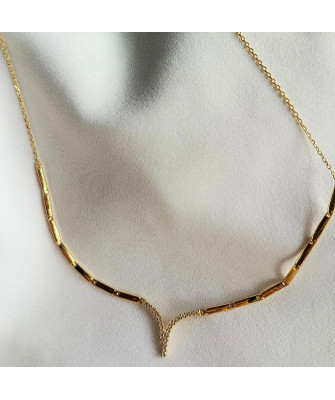 Gold-plated necklace