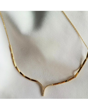 Gold-plated necklace