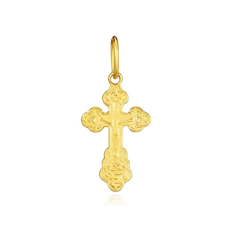 Gold Orthodox cross, medium fineness 585 W2.272PS| GoldJewellery