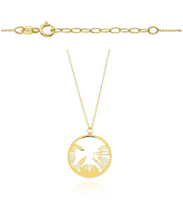 Gold necklace New York