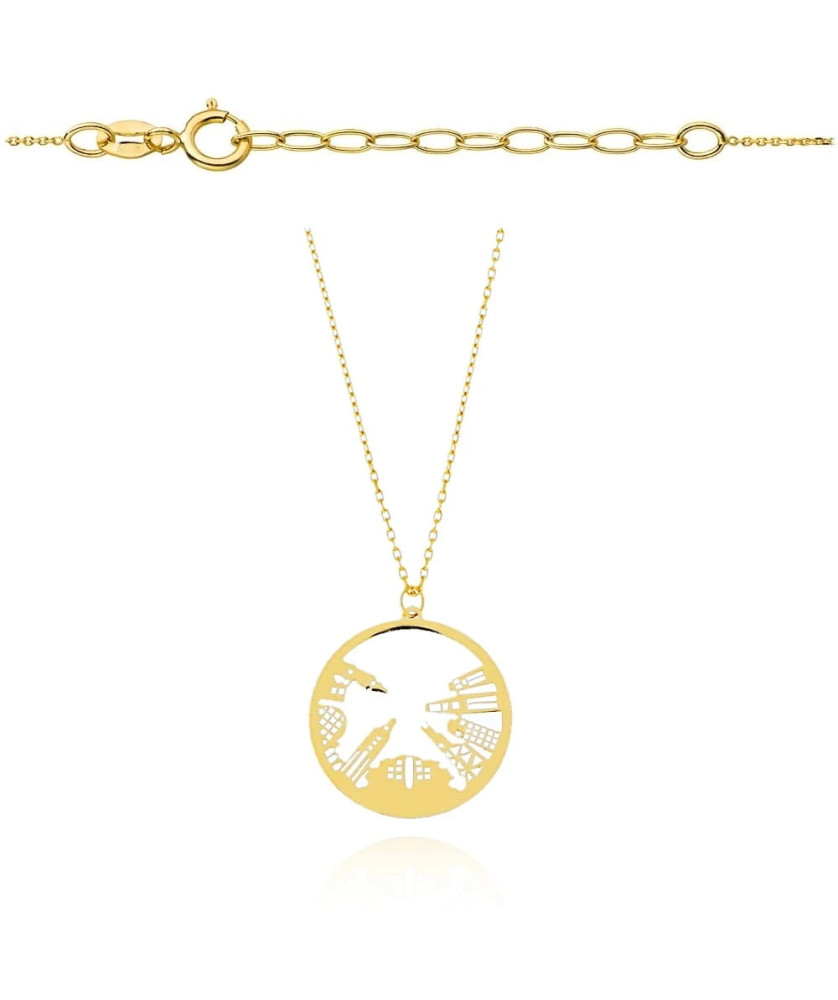 Gold necklace New York