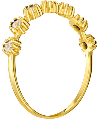 Delicate ring stones 8k gold