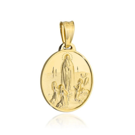 ⭐ Gold medallion of Our Lady of Fatima ♥ GoldJewellery