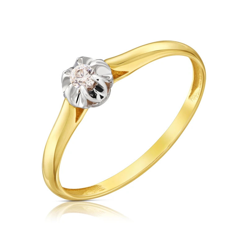 Ring with zircon, gold 333 | GoldJewellery Ring with zircon, gold 333 | GoldJewellery