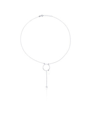 Silver Star Necklace 925 – Minimalist Rhodium-Plated Jewellery