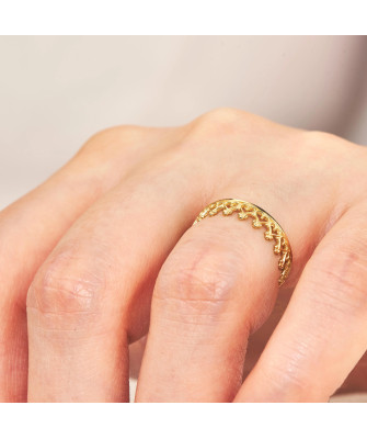 Crown ring 14k