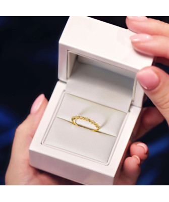 Heart ring 8k cubic zirconia