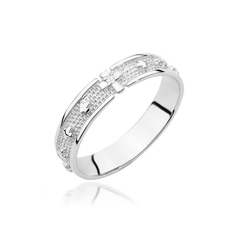 Wedding ring with diamonds 0.34ct