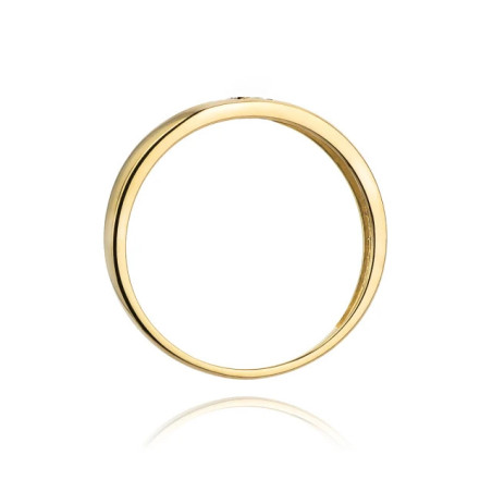 Gold ring with diamond EY-189 0.02ct | GoldJewellery