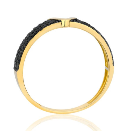 Ring with a large stone, gold 333 ER.0085| GoldJewellery