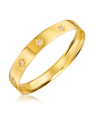 Ring with stones 8k