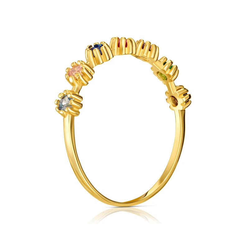 Ring with colored stones, gold 333 ER.0015k| GoldJewellery Ring with colored stones, gold 333 ER.0015k| GoldJewellery