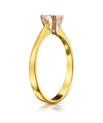 Engagement ring large stone cubic zirconia