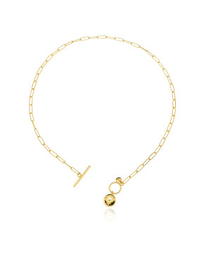 Gold-plated necklace BALL