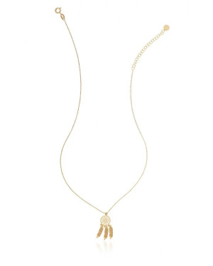 Gilded necklace DREAMCATCHER