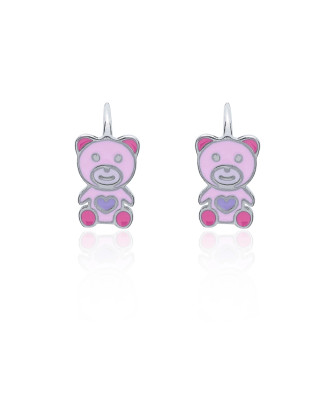 Silver Children’s Bear Earrings