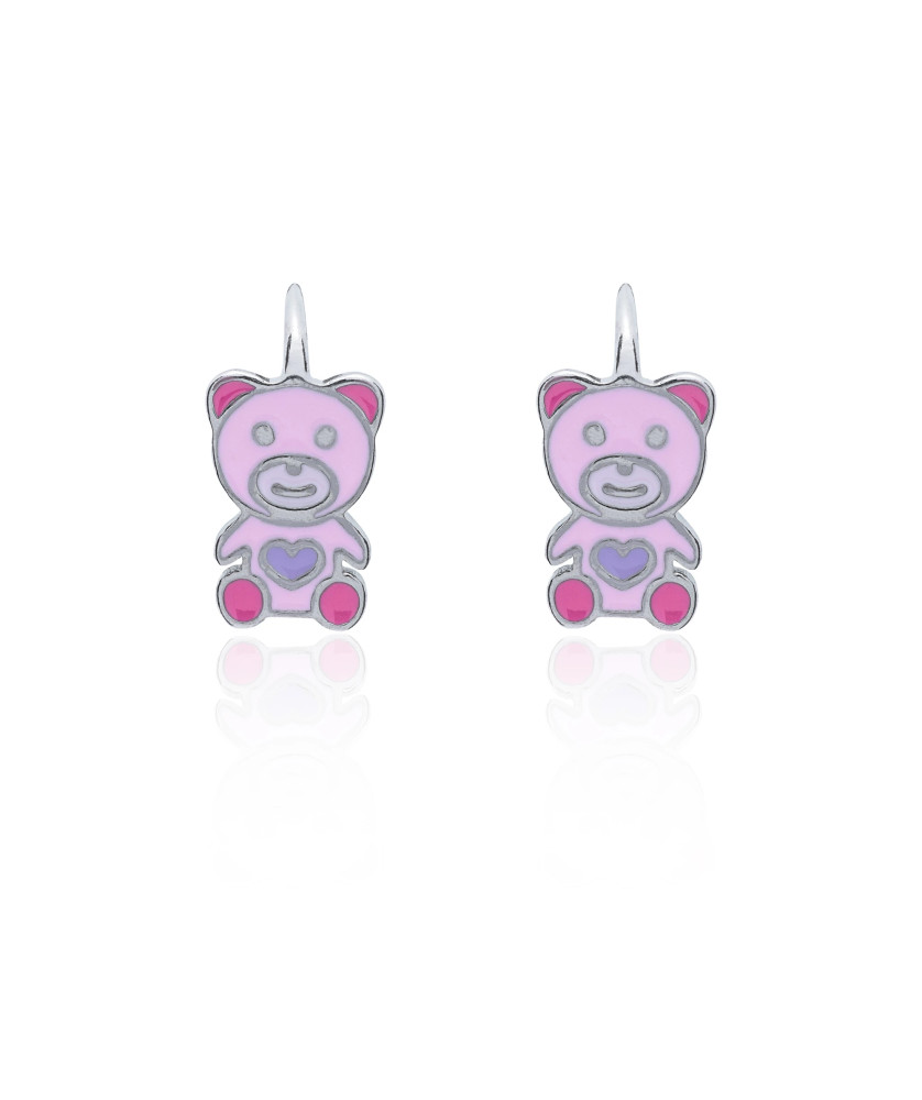 Silver Children’s Bear Earrings