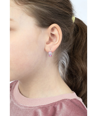 Silver Children’s Bear Earrings