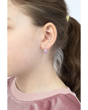 Silver Children’s Bear Earrings