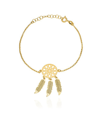 Gold-plated bracelet DREAMCATCHER