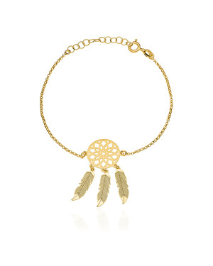 Gold-plated bracelet DREAMCATCHER