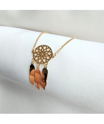 Gold-plated bracelet DREAMCATCHER