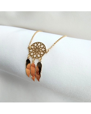 Gold-plated bracelet DREAMCATCHER
