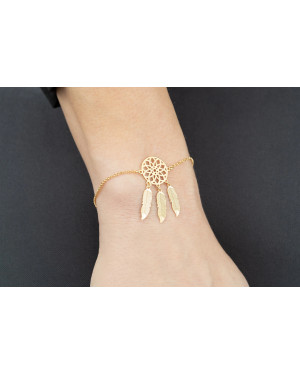 Gold-plated bracelet DREAMCATCHER
