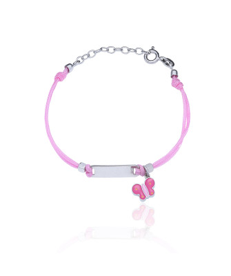 Princess bracelet BUTTERFLY engraving