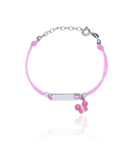 Princess bracelet BUTTERFLY engraving