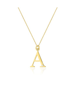 Gold celebrity necklace 14k (14k) small A diamond