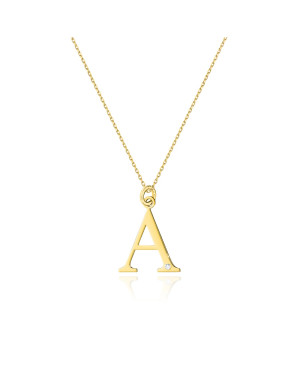 Gold celebrity necklace 14k (14k) small A diamond