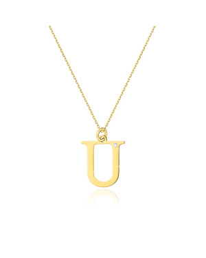 14k gold celebrity test (14k) small U diamond