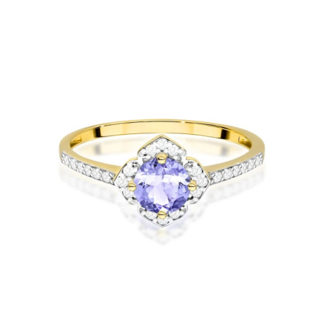 585 gold ring with a 0.50ct diamond with a certificate GoldJewellery