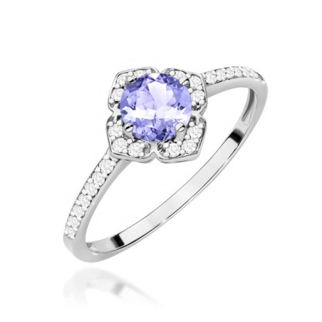 585 gold ring with a 0.50ct diamond with a certificate GoldJewellery