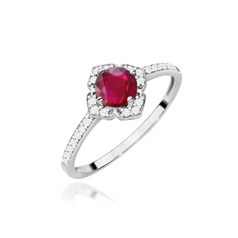 585 gold ring with a 0.50ct diamond with a certificate GoldJewellery 585 gold ring with a 0.50ct diamond with a certificate GoldJewellery