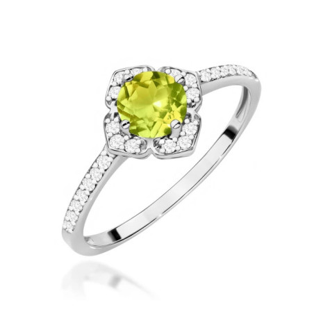 585 gold ring with a 0.50ct diamond with a certificate GoldJewellery