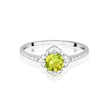 585 gold ring with a 0.50ct diamond with a certificate GoldJewellery