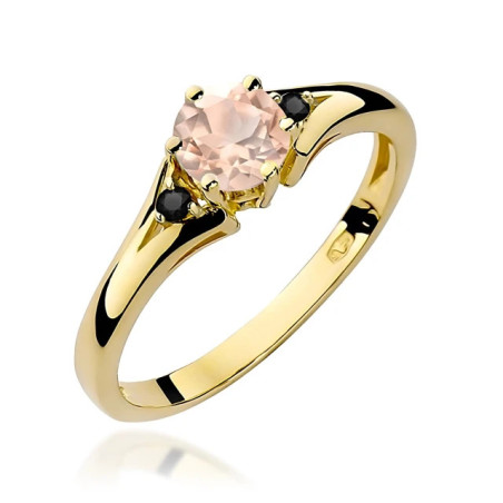 585 gold ring with a 0.50ct diamond with a certificate GoldJewellery