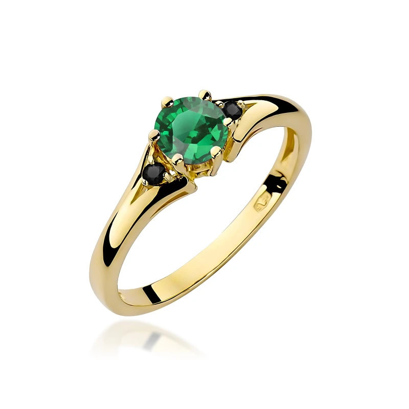 585 gold ring with a 0.50ct diamond with a certificate GoldJewellery 585 gold ring with a 0.50ct diamond with a certificate GoldJewellery