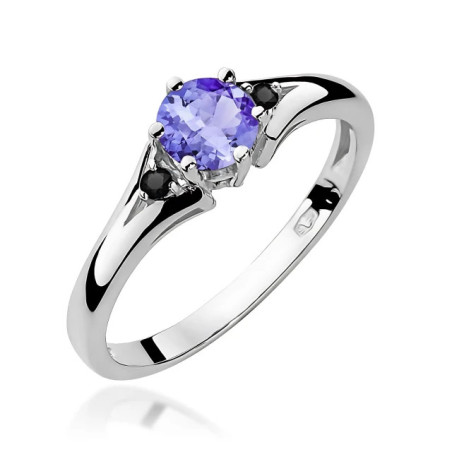 585 gold ring with a 0.50ct diamond with a certificate GoldJewellery