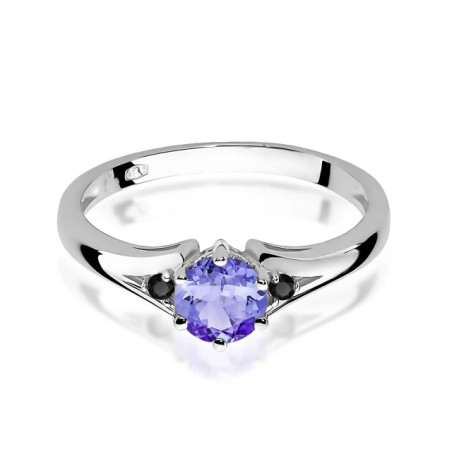 585 gold ring with a 0.50ct diamond with a certificate GoldJewellery