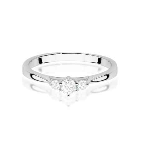 585 gold ring with a 0.50ct diamond with a certificate GoldJewellery