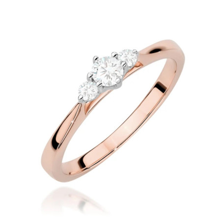 585 gold ring with a 0.50ct diamond with a certificate GoldJewellery