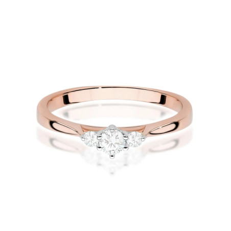 585 gold ring with a 0.50ct diamond with a certificate GoldJewellery